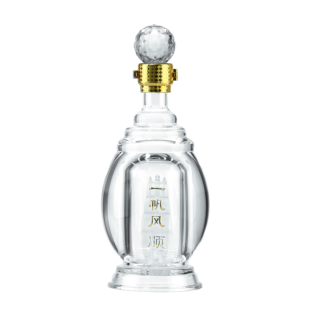 Tapa de cristal de vela lisa