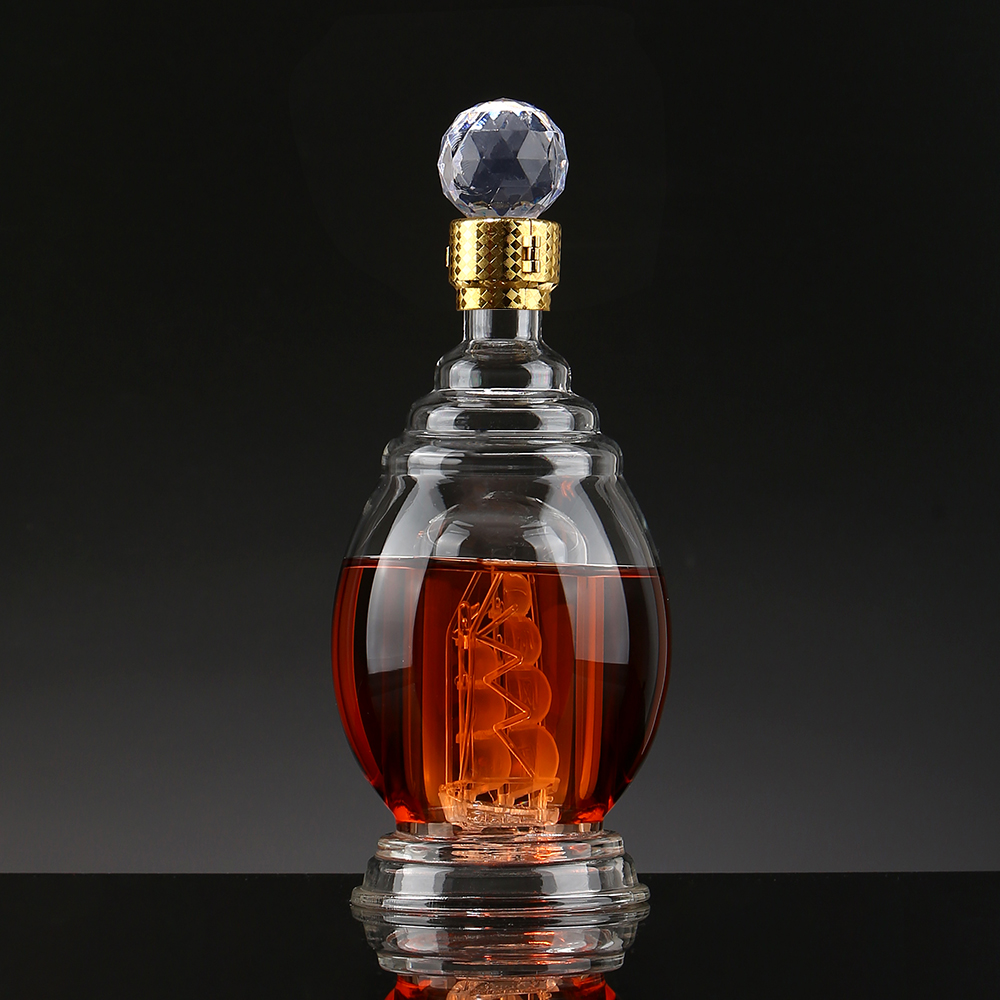 Tapa de cristal de vela lisa