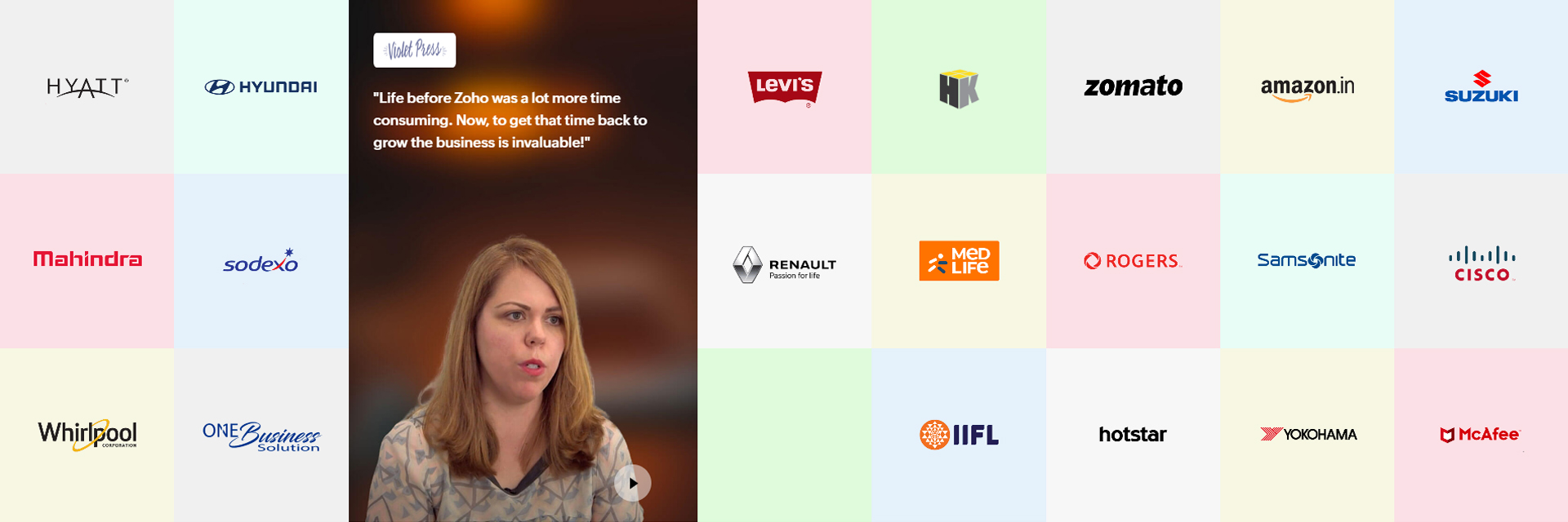 zoho 系統成功案例