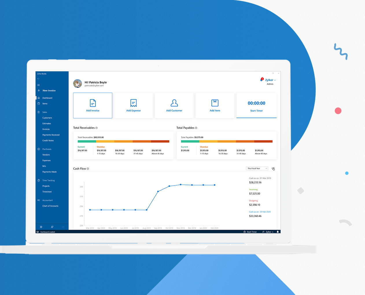 Zoho Books | 線上會計軟體釋放可能性