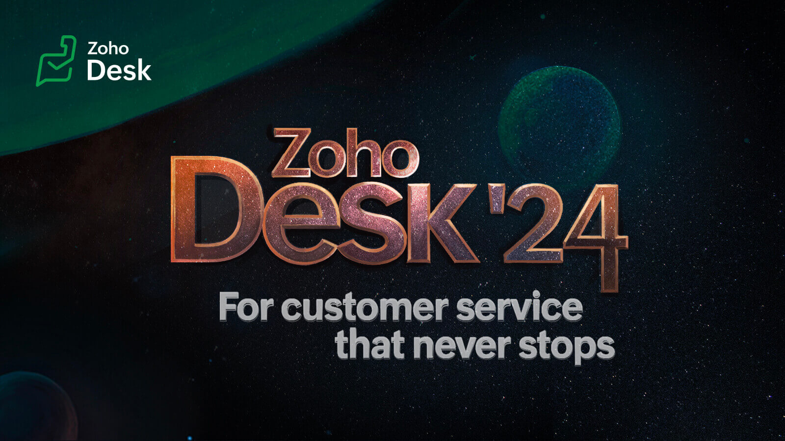 Zoho Desk '24｜了解客戶支持系統所有新的內容