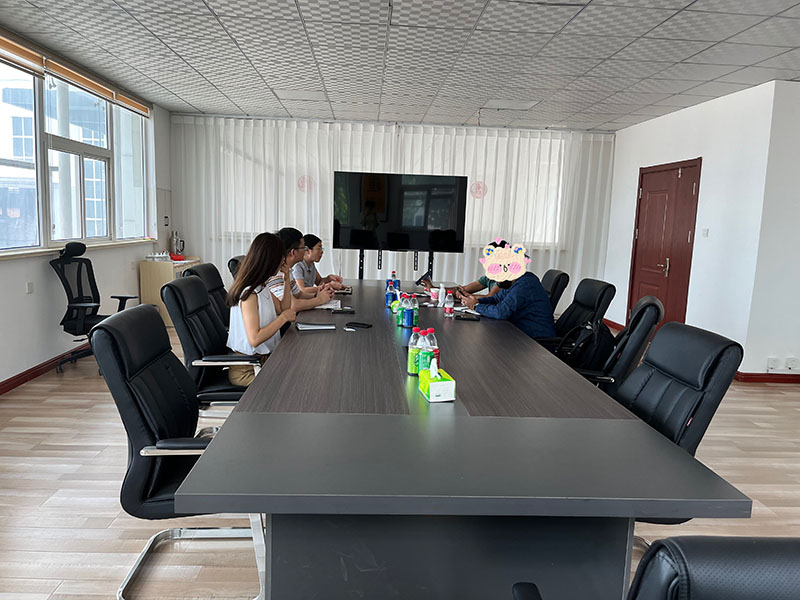 Встреча с нашими клиентами из Индии. Они производят пакетики с осушителем силикагеля. На этот раз они хотят проверить наши белые и синие бусины из силикагеля.