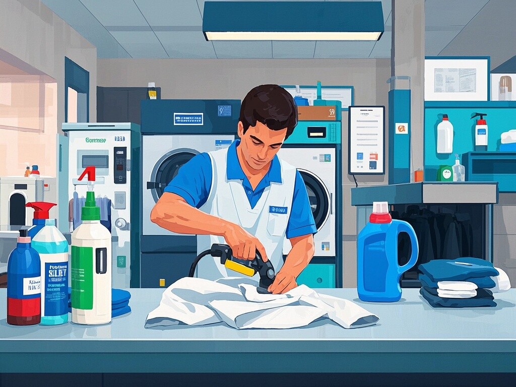 潍坊干洗店是怎样处理各种难缠的污渍的？