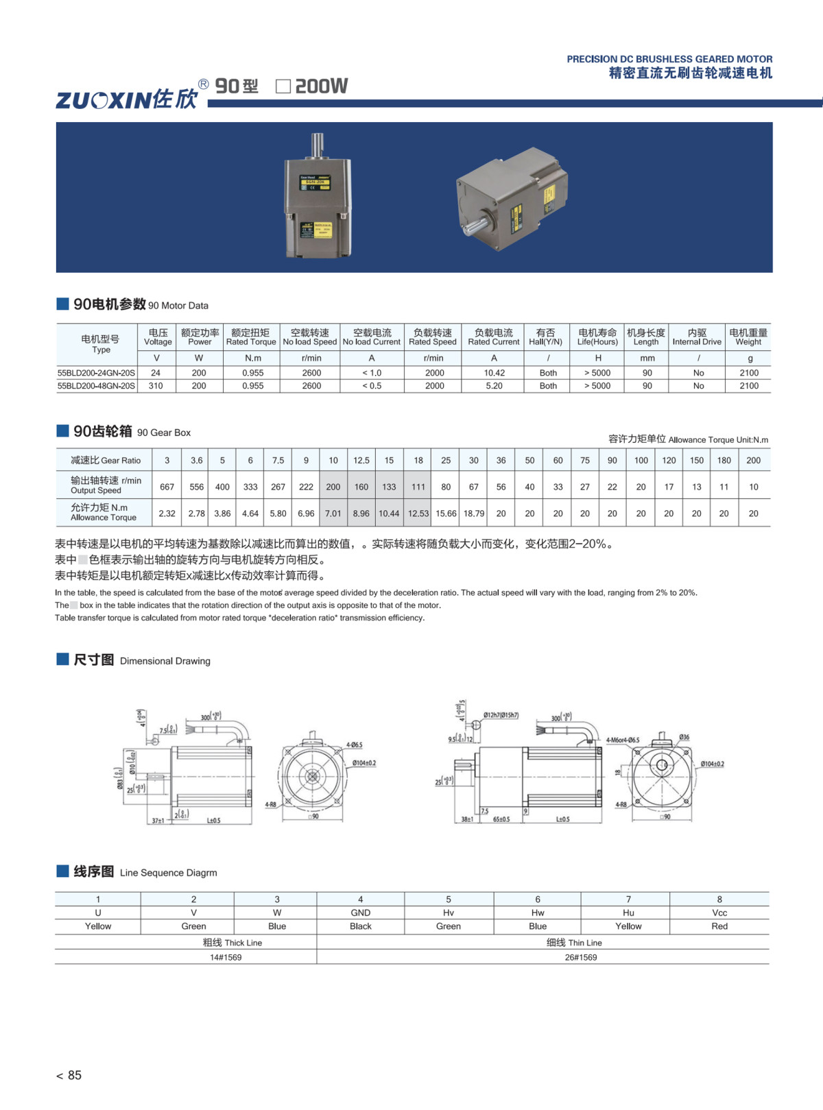 精密直流无刷齿轮减速电机90型200w.jpg