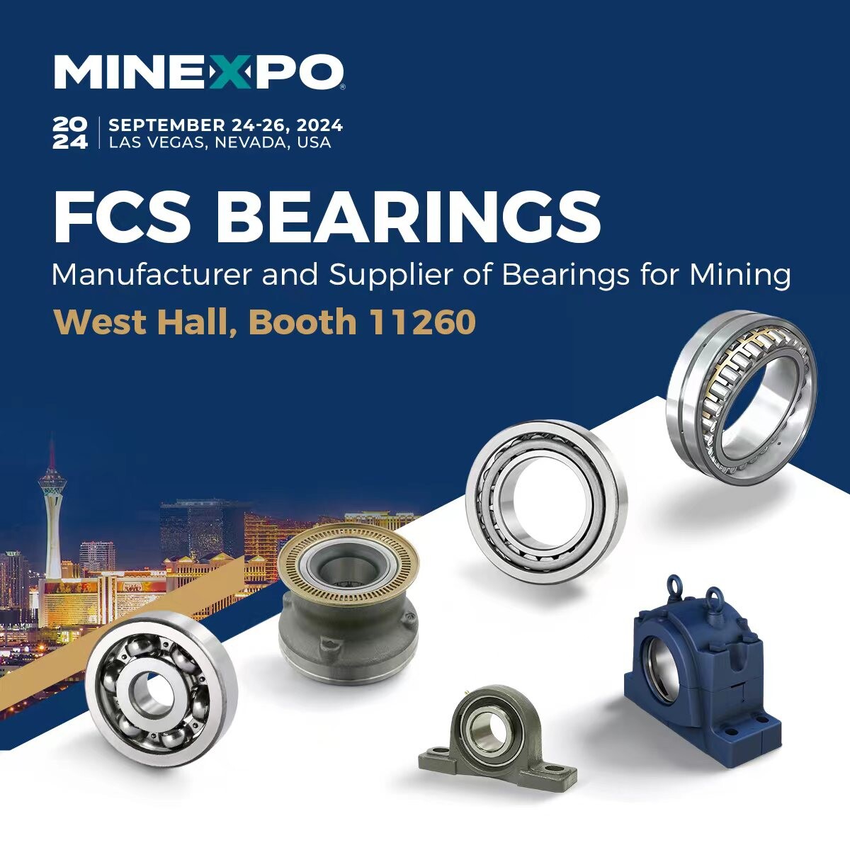 Focus Bearings participará en MINEXPO 2024