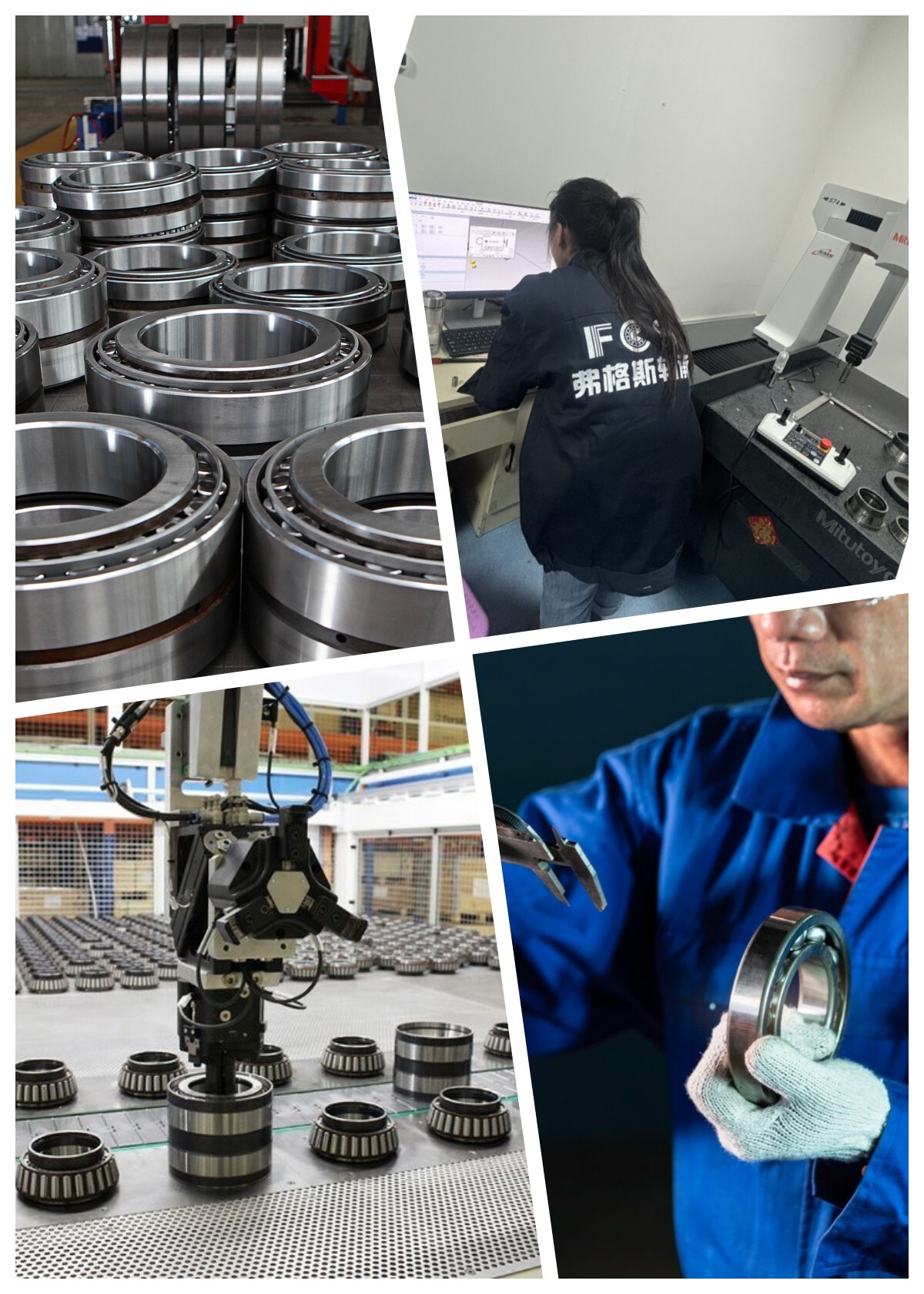 Las últimas imágenes en vivo de producción de fábrica muestran el proceso de producción de alta calidad de Jinan Focus Bearing Co., Ltd.