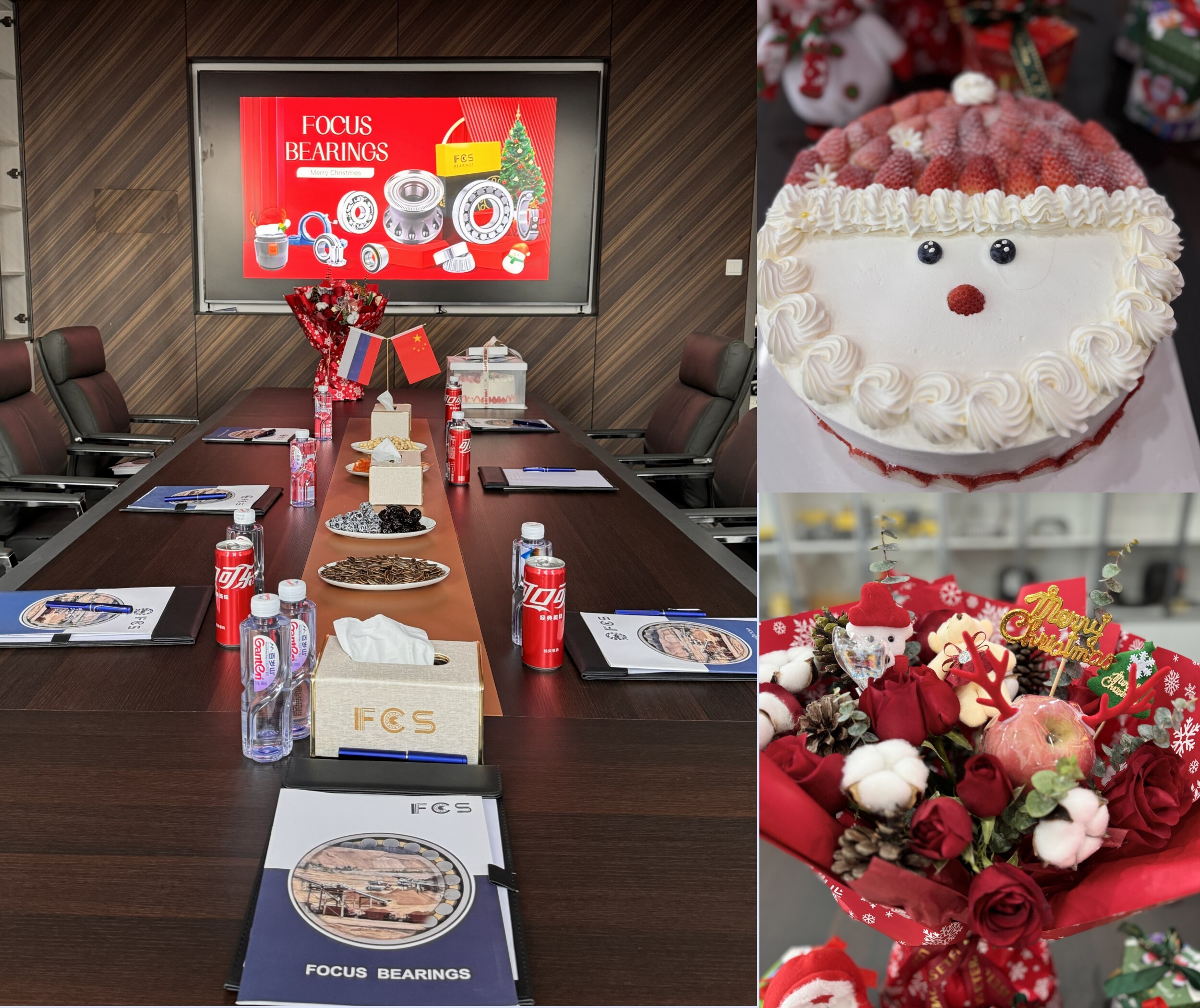 Jinan Focus Bearing Co.,Ltd. celebró una fiesta de Navidad