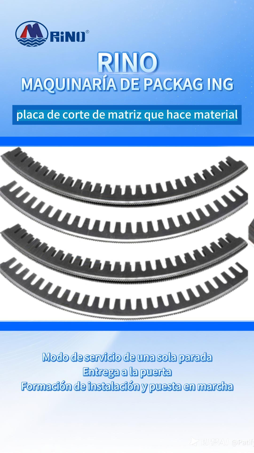 placa de corte de matriz que hace material