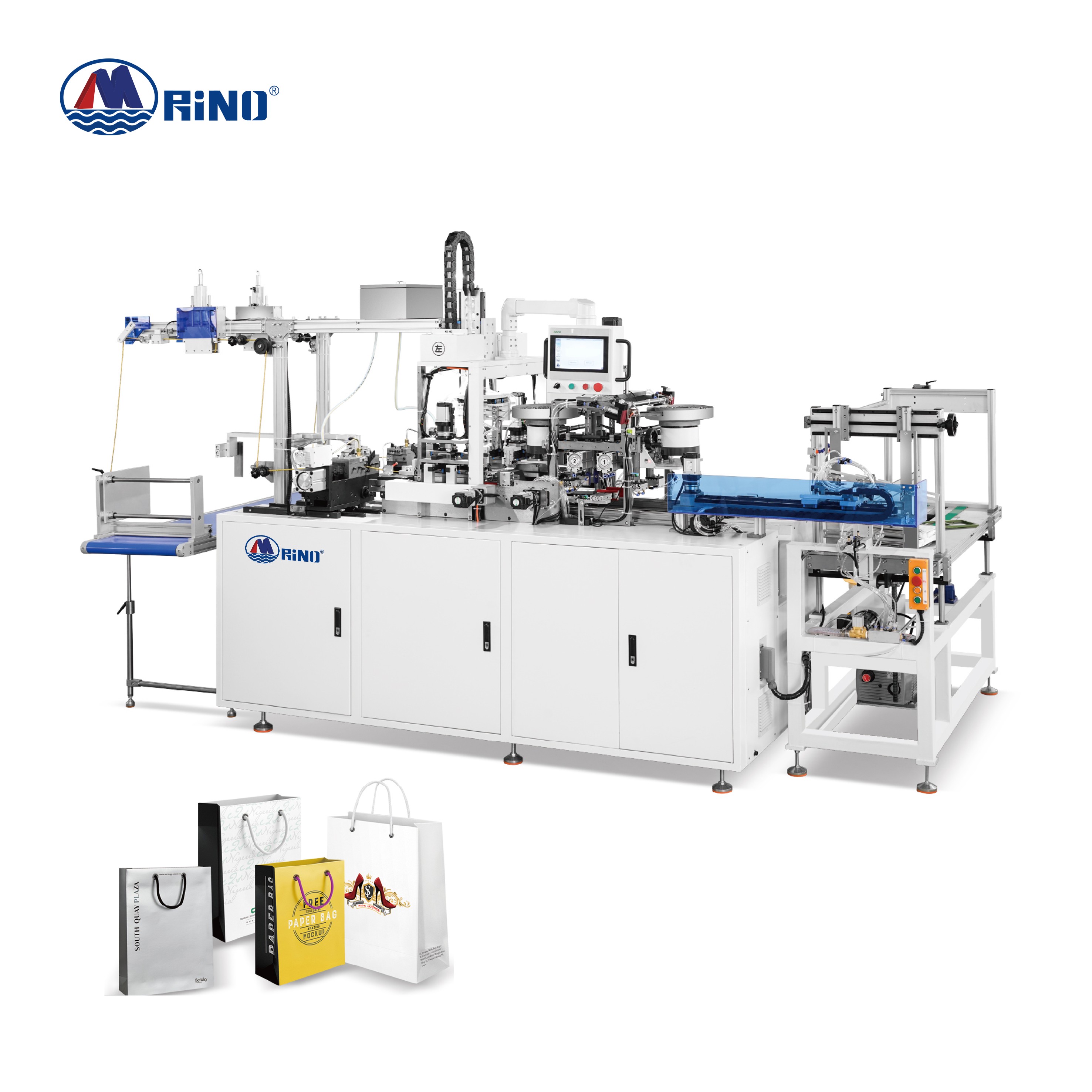 Máquina totalmente automática para el ensamblaje de hebillas en bolsas de papelKFD-500(AB)