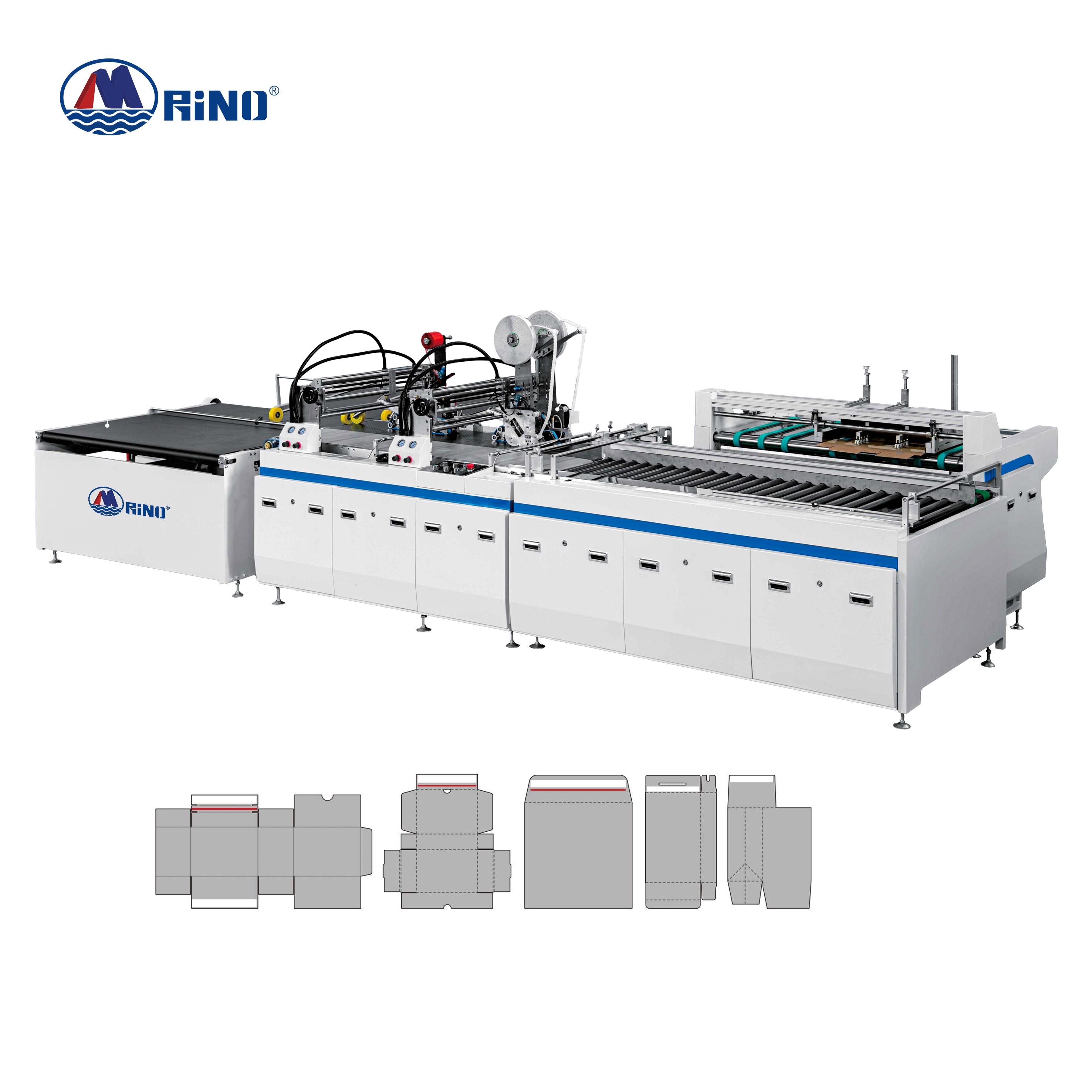Multifunctional Zipper Box Paste Double-sided Adhesive Machine