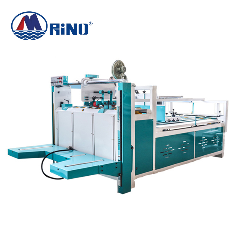 Clavadora semiautomática de cajas de cartón de una sola pieza