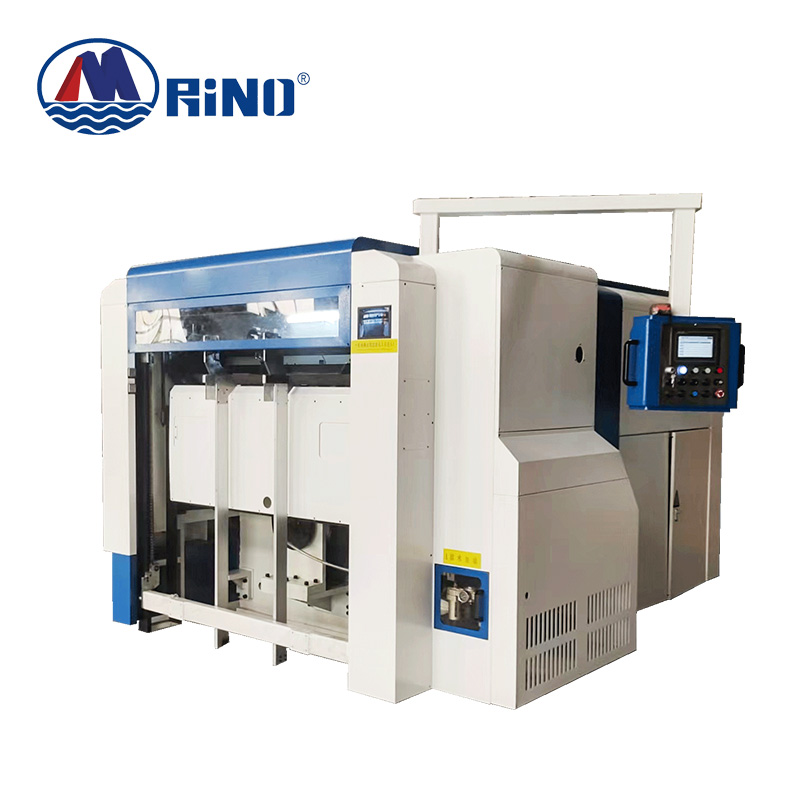 Máquina troqueladora manual semiautomática para colocar y aplanar papel