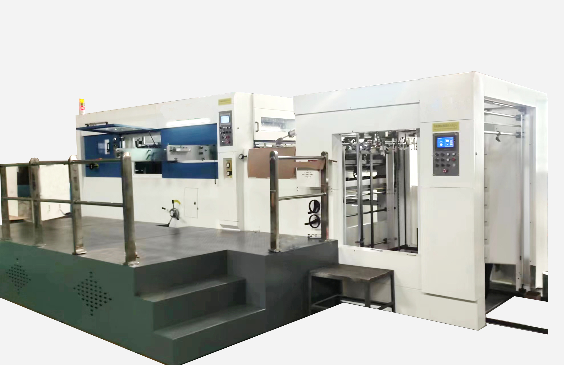 Máquina troqueladora de alimentación totalmente automática con stripping Máquina troqueladora de alimentación totalmente automática con stripping