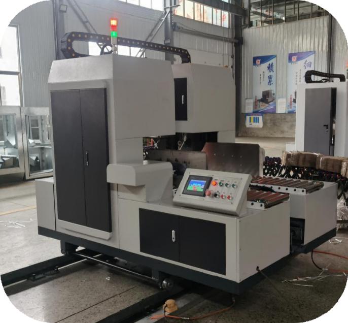 Flejadora automática de doble cabezal