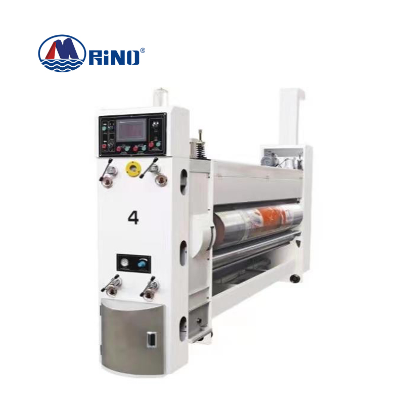 Cuatricromía de alta velocidad de impresión troquelado caja de pegamento línea de enlace