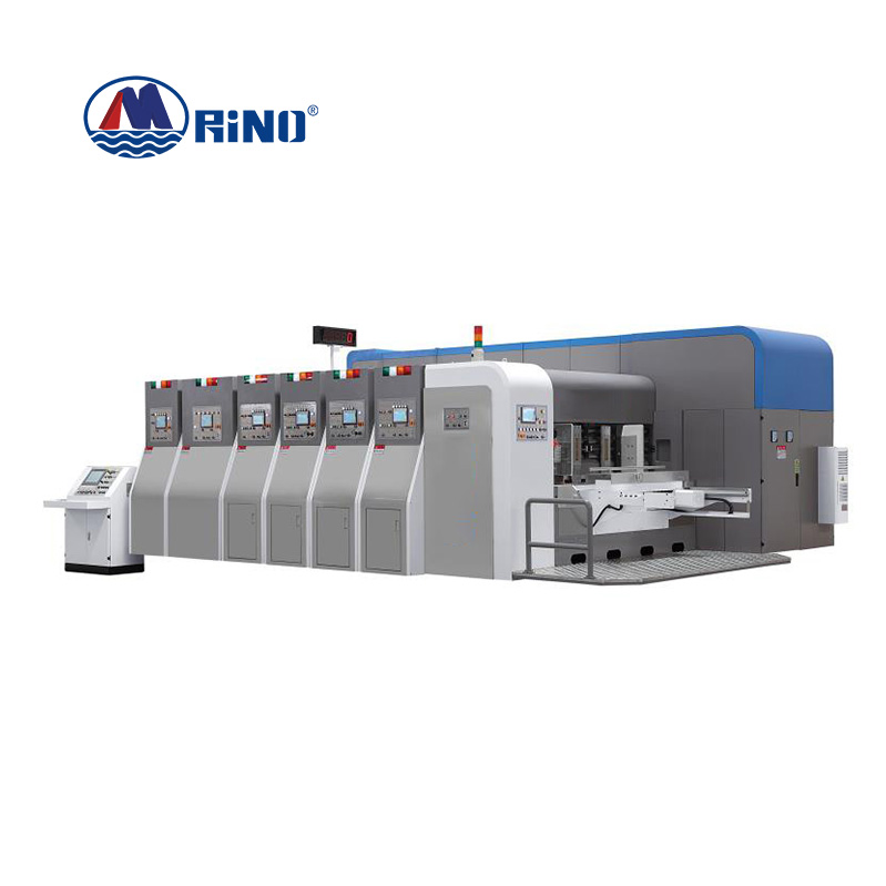 1632 Impresión bicolor ranurado troquelado plegado encolado línea de unión