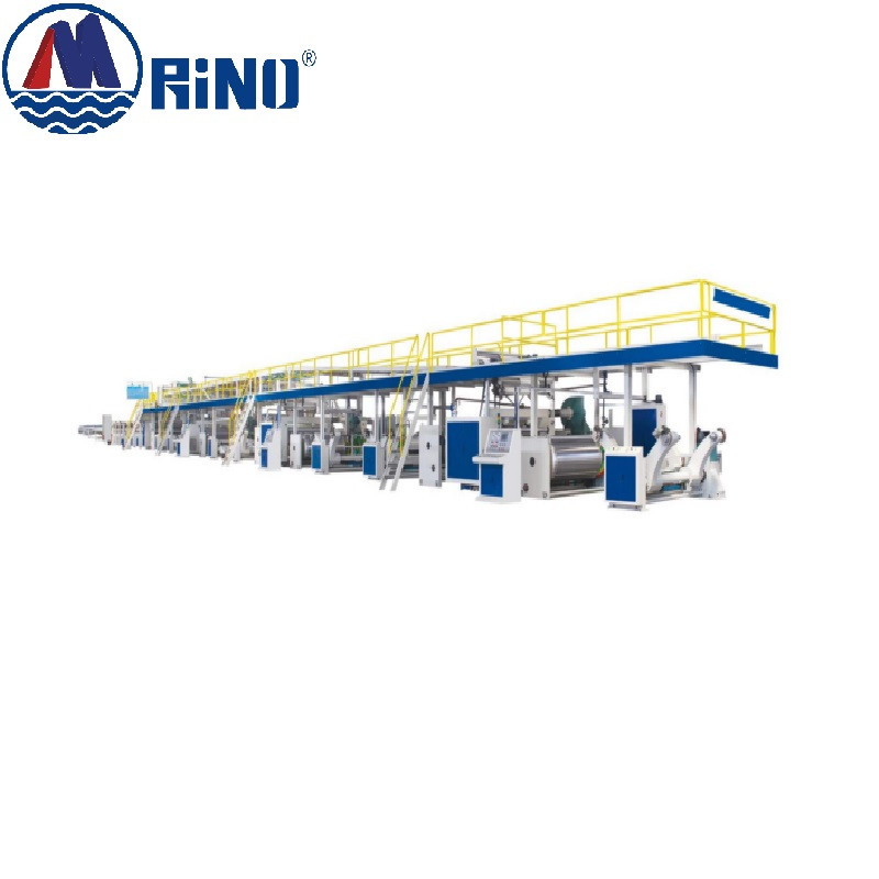 Línea de producción de cartón corrugado totalmente automática de 1200mm-100m/min-3 capas 2 capas Línea de producción de cartón corrugado totalmente automática de 1200mm-100m/min-3 capas 2 capas