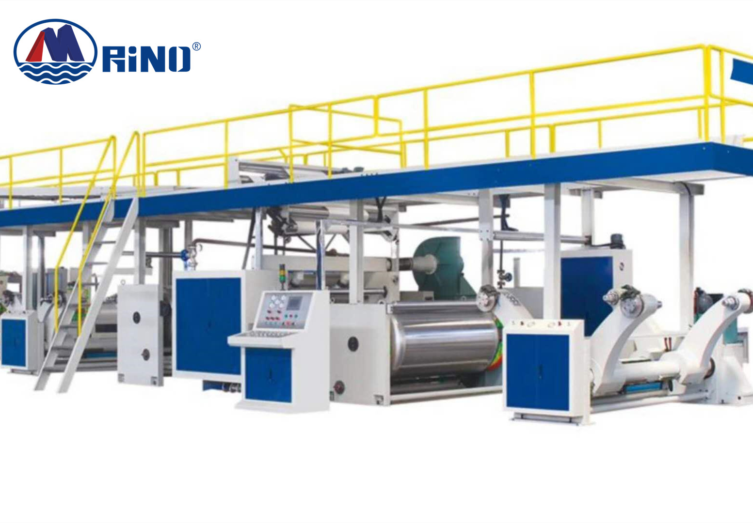 Línea de producción de cartón ondulado de 5 capas totalmente automática