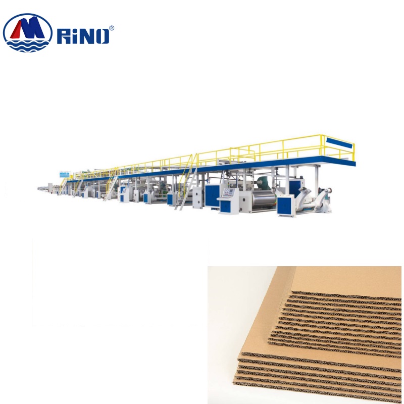 1600-150 Línea de producción de cartón ondulado de 3 capas de alta velocidad 1600-150 Línea de producción de cartón ondulado de 3 capas de alta velocidad