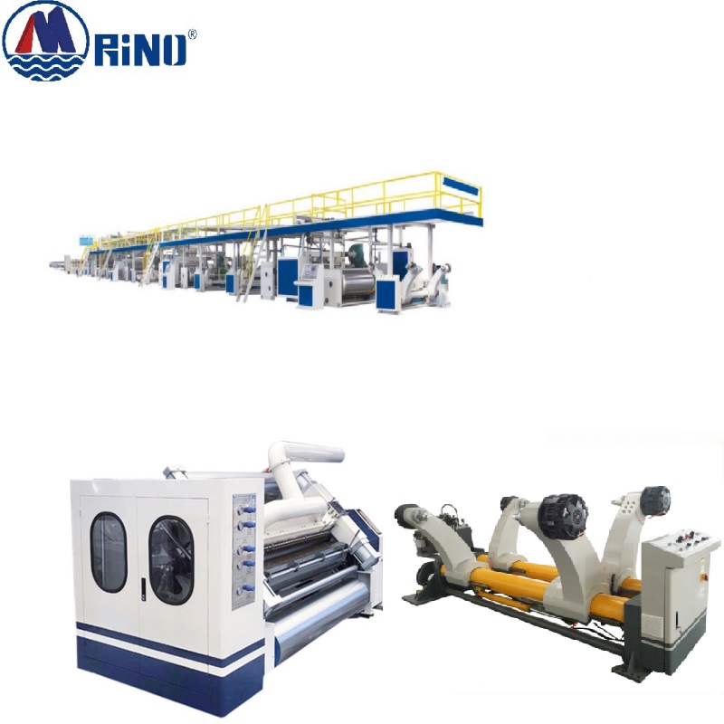 Línea de producción de cartón ondulado de 2 capas Línea de producción de cartón ondulado de 2 capas