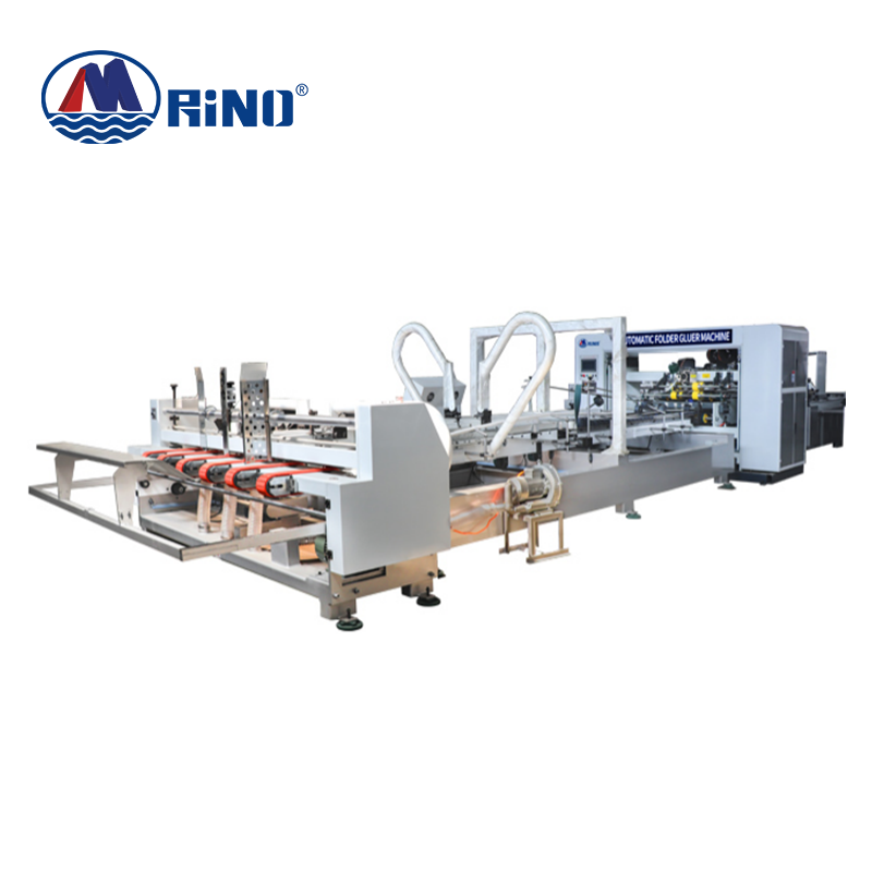 Máquina grapadora encoladora de carpetas totalmente automática