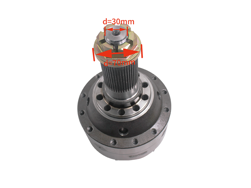 Дифференциал в сборе 46 зубьев с угловой гайкой 0271