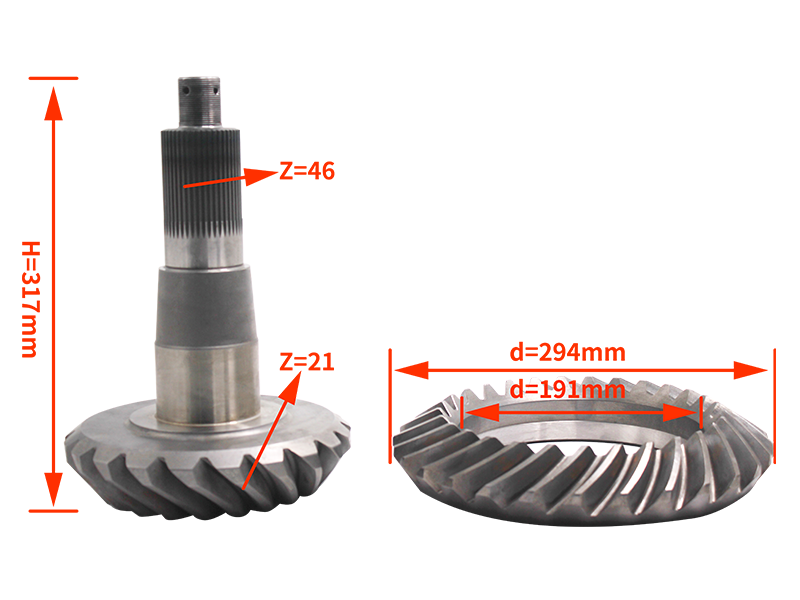 21-29 задний мост 46 зубьев