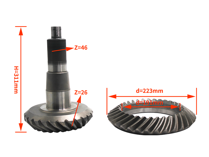 26-33 задний мост 46 зубьев