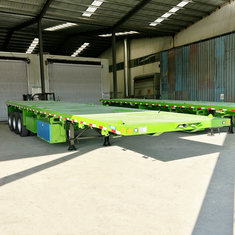 3 Axle 40 Foot Flatbed Semi Trailer