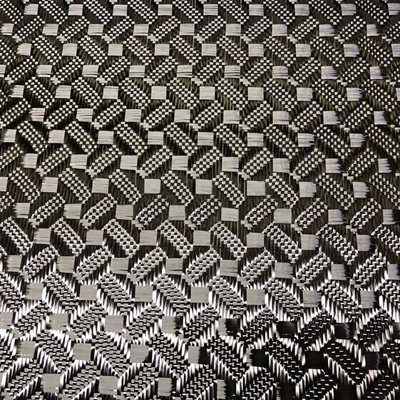 Carbon Jacquard Fabric