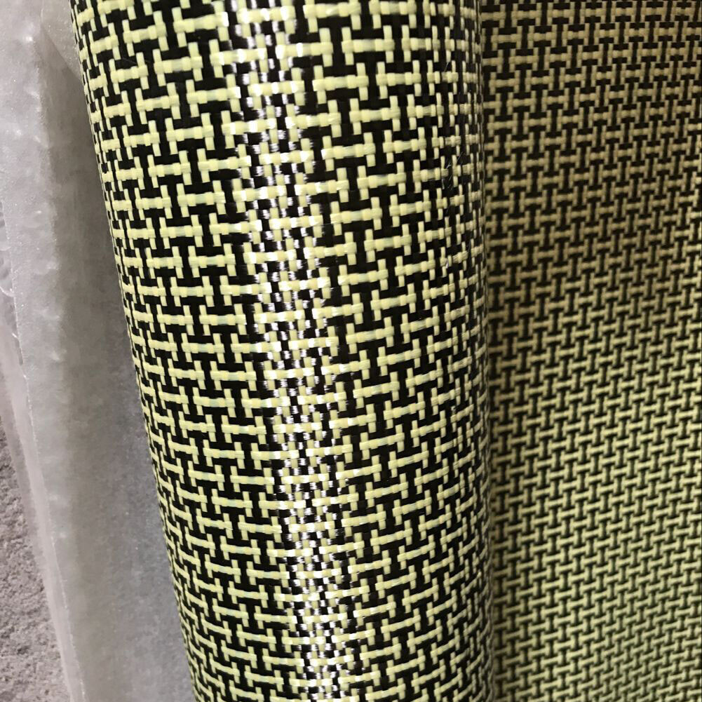 Blended Hybrid Fabric Compounded by Carbon Fiber and Aramid Fiber