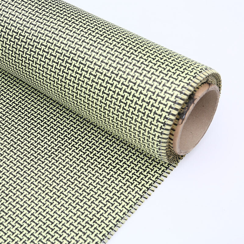 Blended Hybrid Fabric Compounded by Carbon Fiber and Aramid Fiber