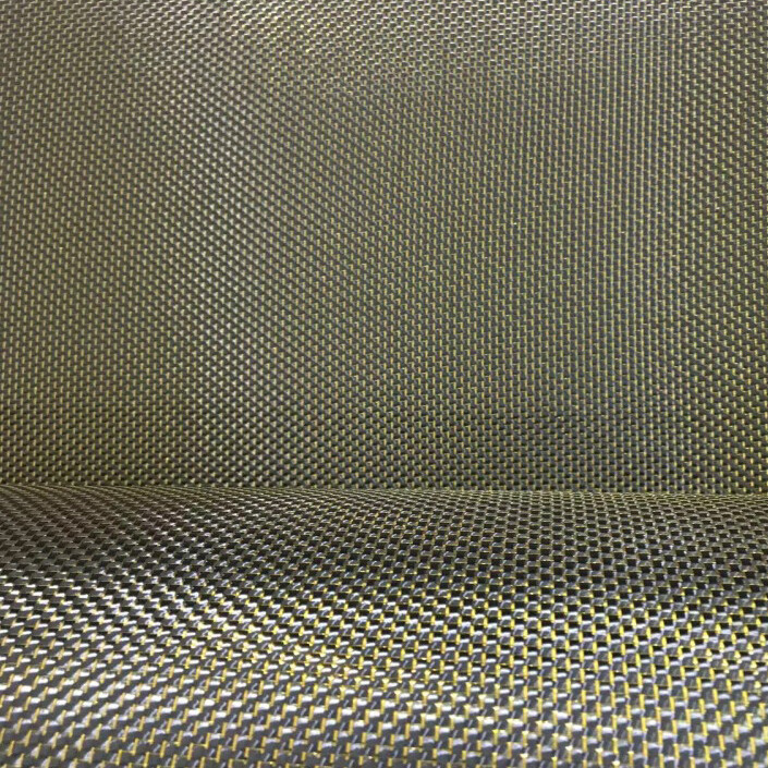 Carbon Fabric with Red/ Blue Fiber