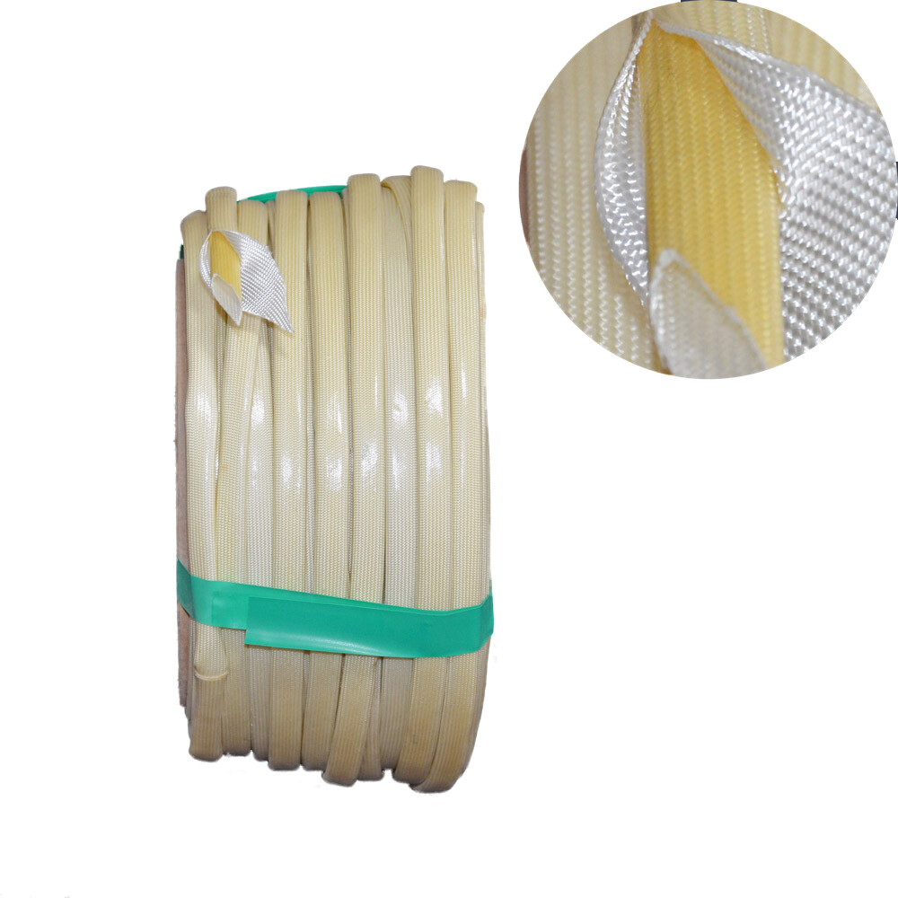 Double Glass Fiber Braided Sleeving with Polyurethane PU Coating