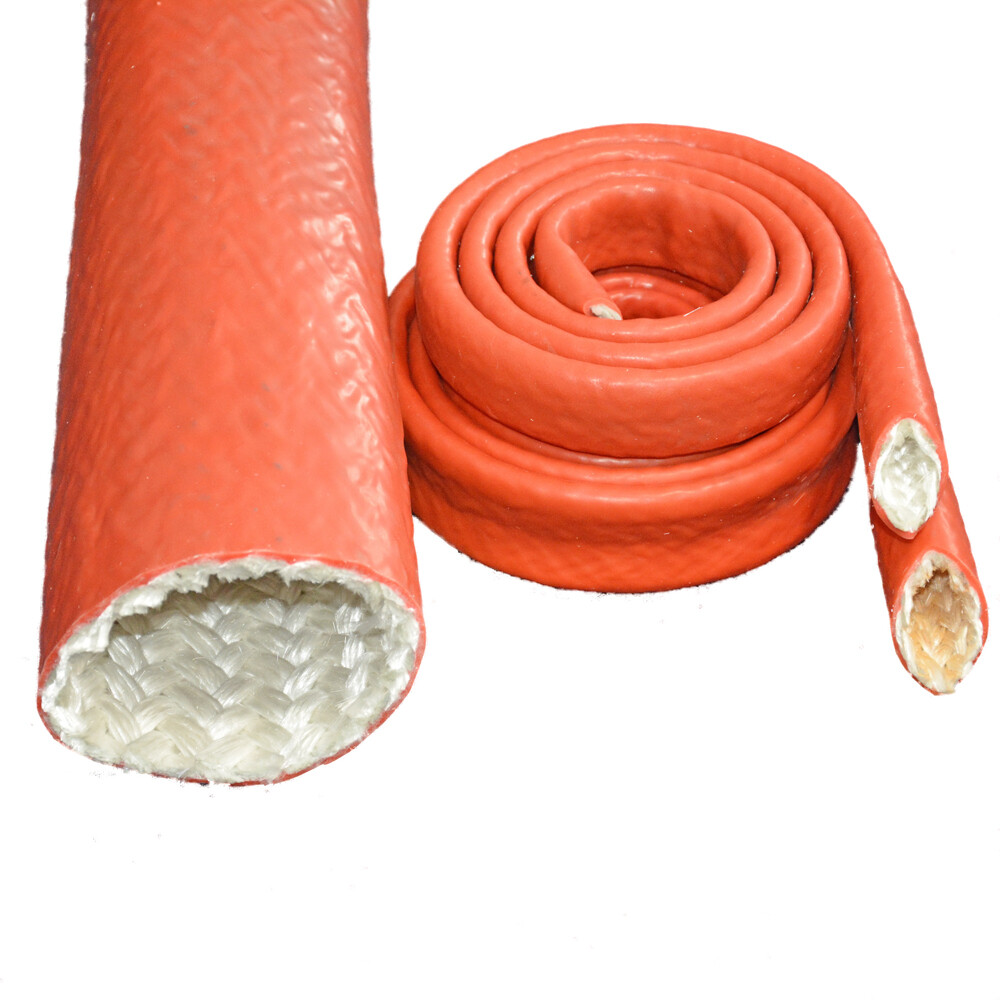 Fire Protection Silicone Rubber Coated with Fiberglass Sleeving