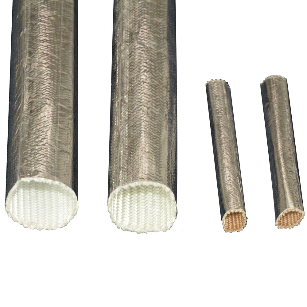 Fire Protection Aluminum Foil Coated Fiberglass Sleeve