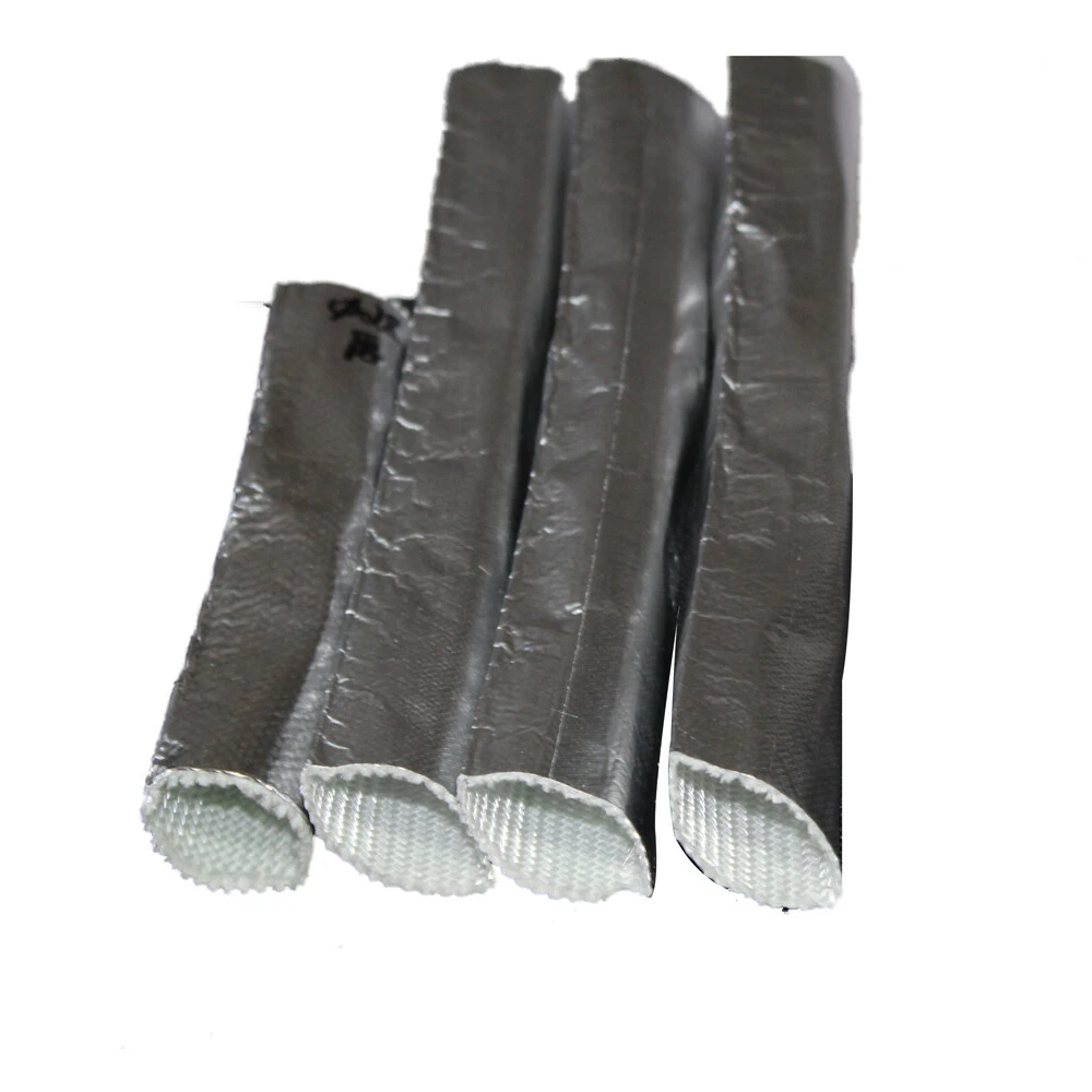 Fire Protection Aluminum Foil Coated Fiberglass Sleeve
