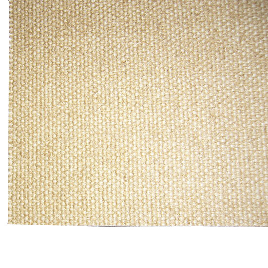 High silica fabric with vermiculite coating
