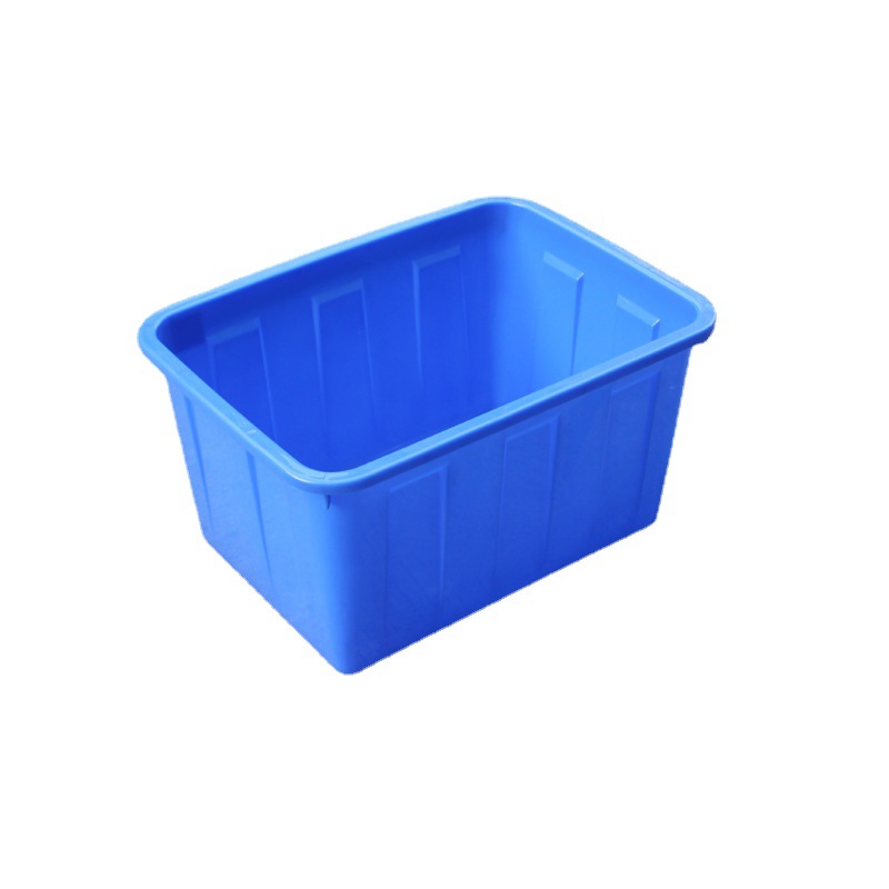 Blue FRP Water Tank Floating Plastic Wood Mixed Fishing Box