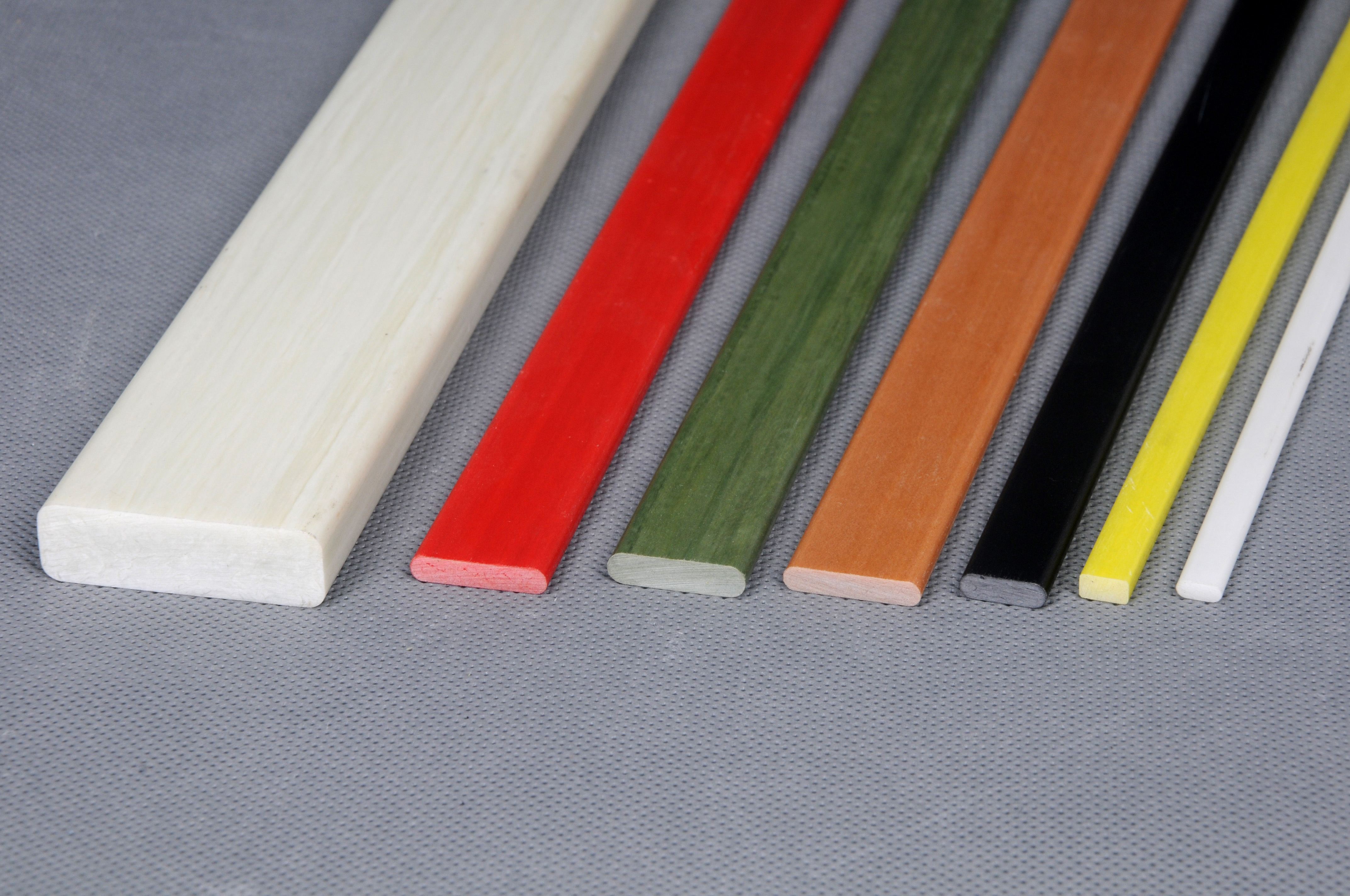 High Strength Anti Corrosion FRP Fiberglass Flat Strips Profile
