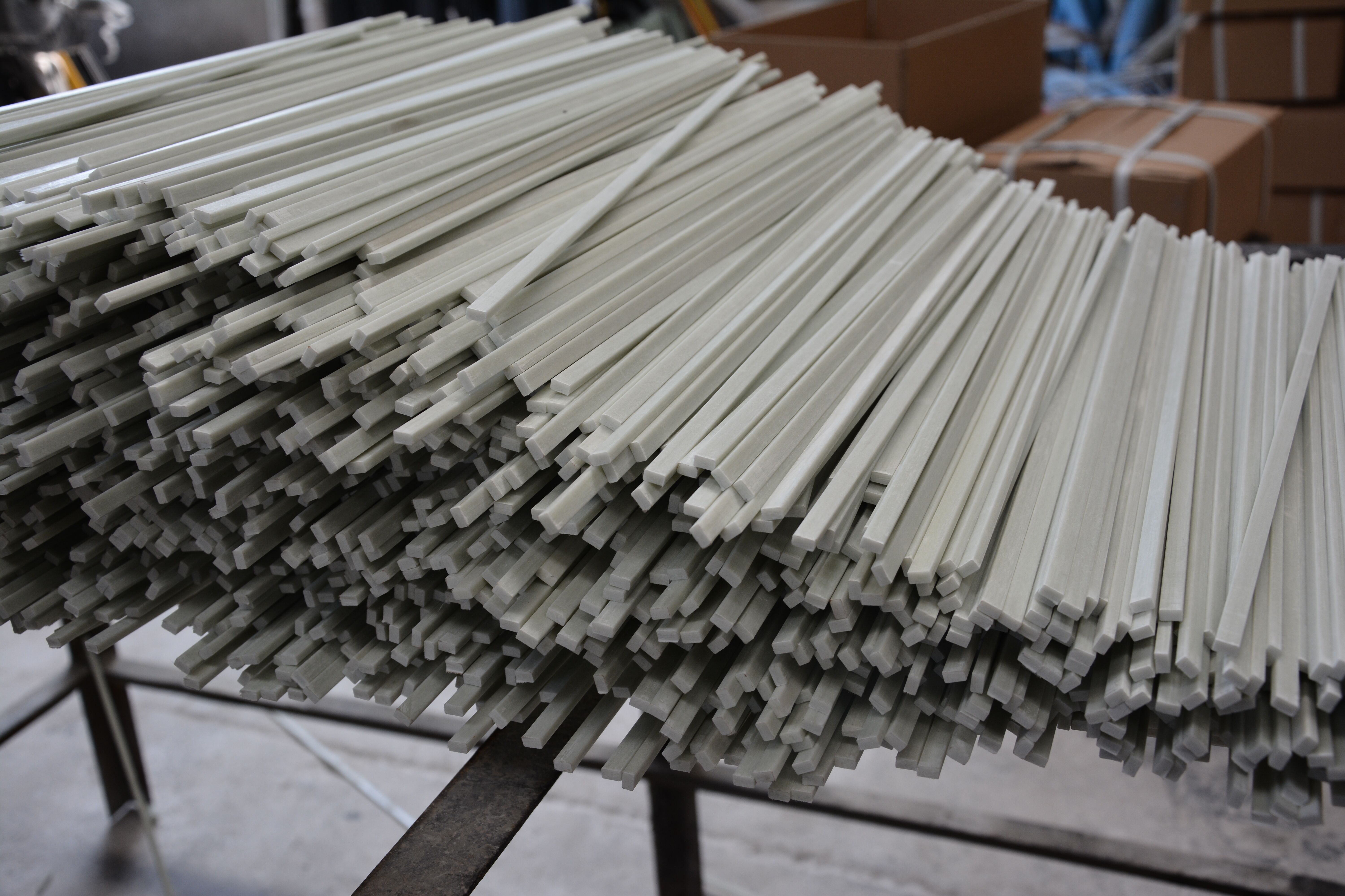 High Strength Anti Corrosion FRP Fiberglass Flat Strips Profile