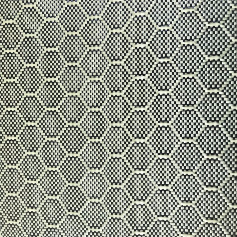 Red TPU Coated Carbon Leather Fabric