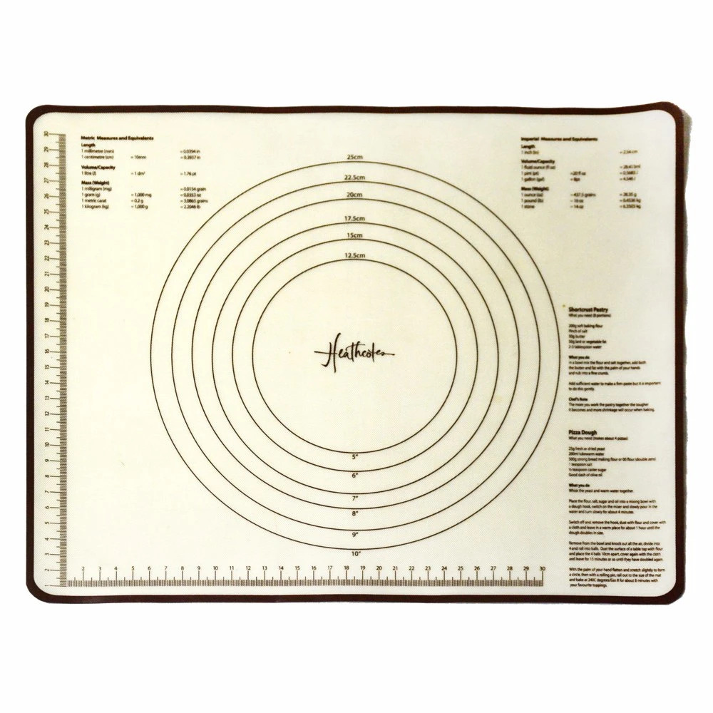 Silicone Mat for Bakery with Measurement