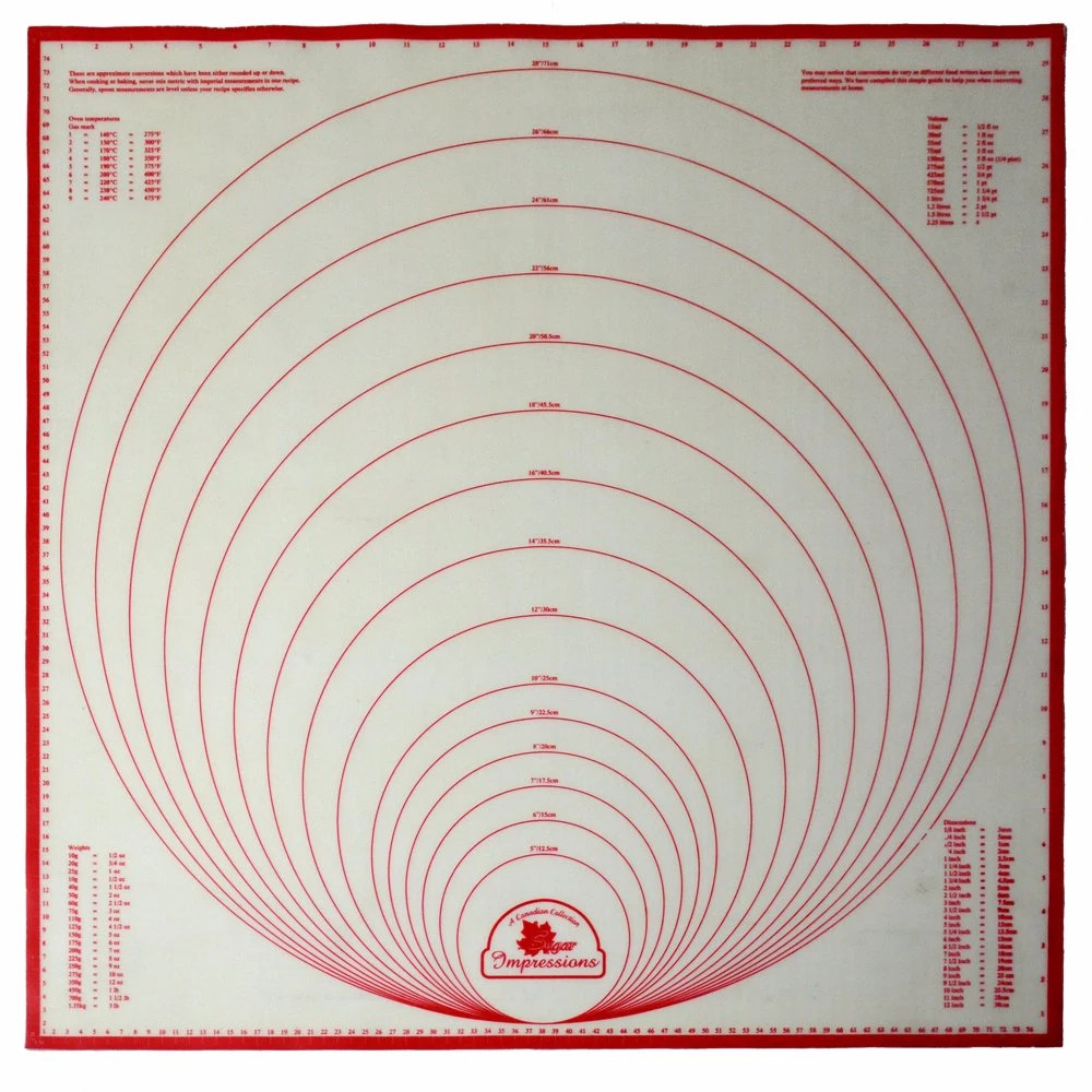 Silicone Mat for Bakery with Measurement