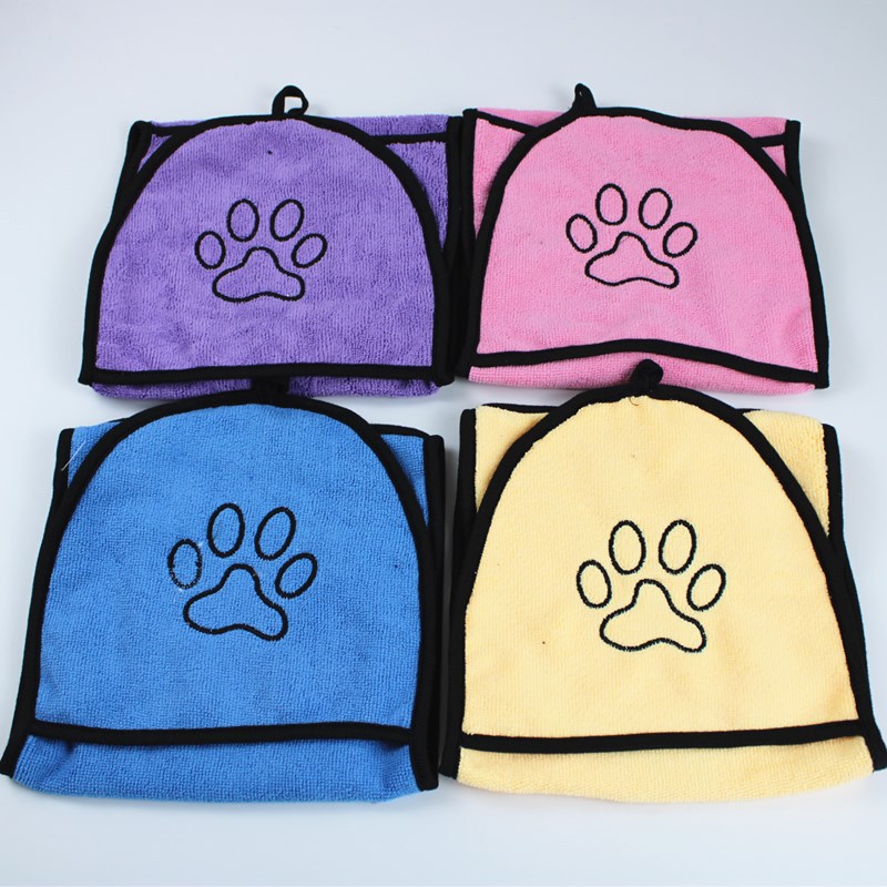 Pet towel Cat bath Quick drying absorbent bath towel