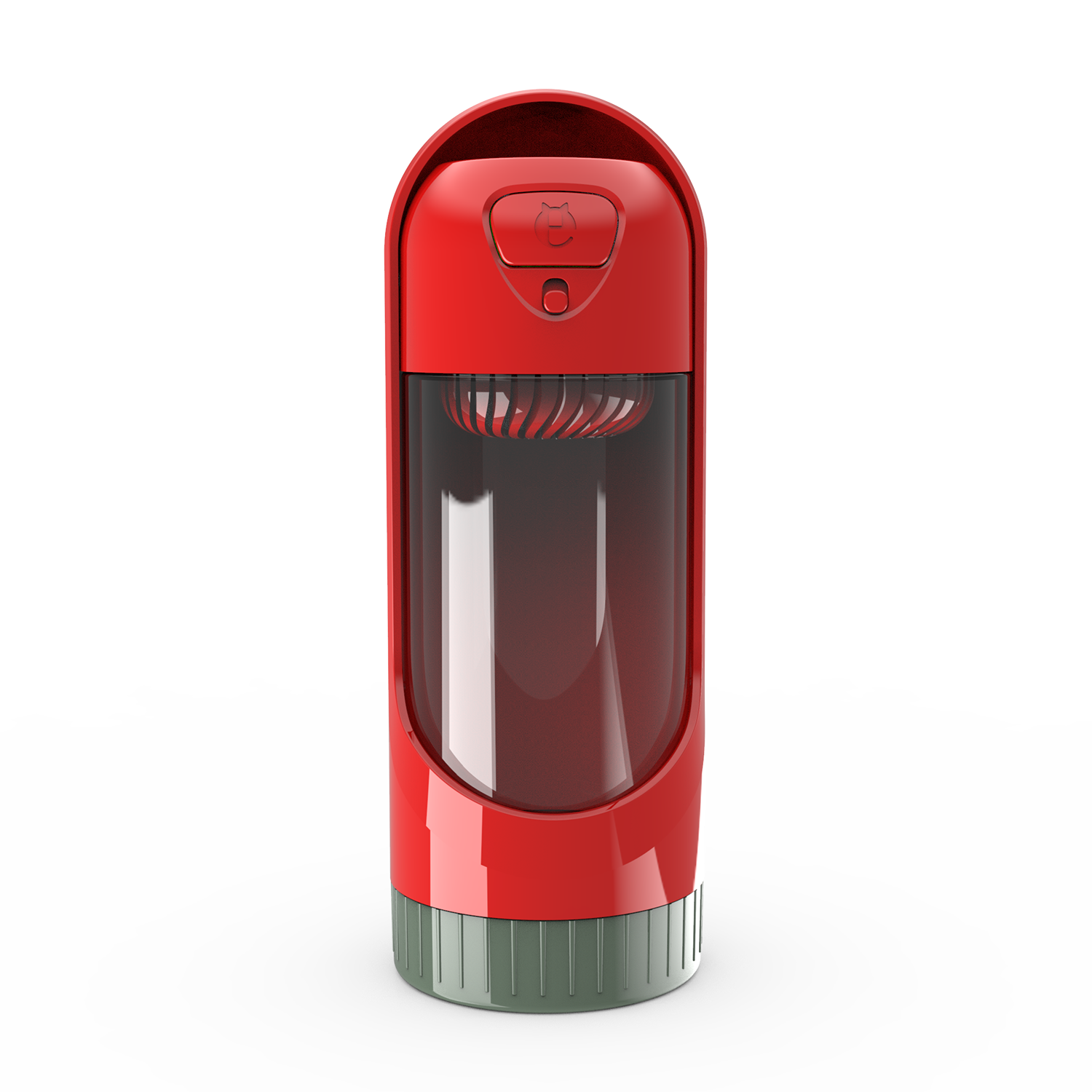 food-grade travel pet water bottle feeder with activated carbon filter pet plastic bottle