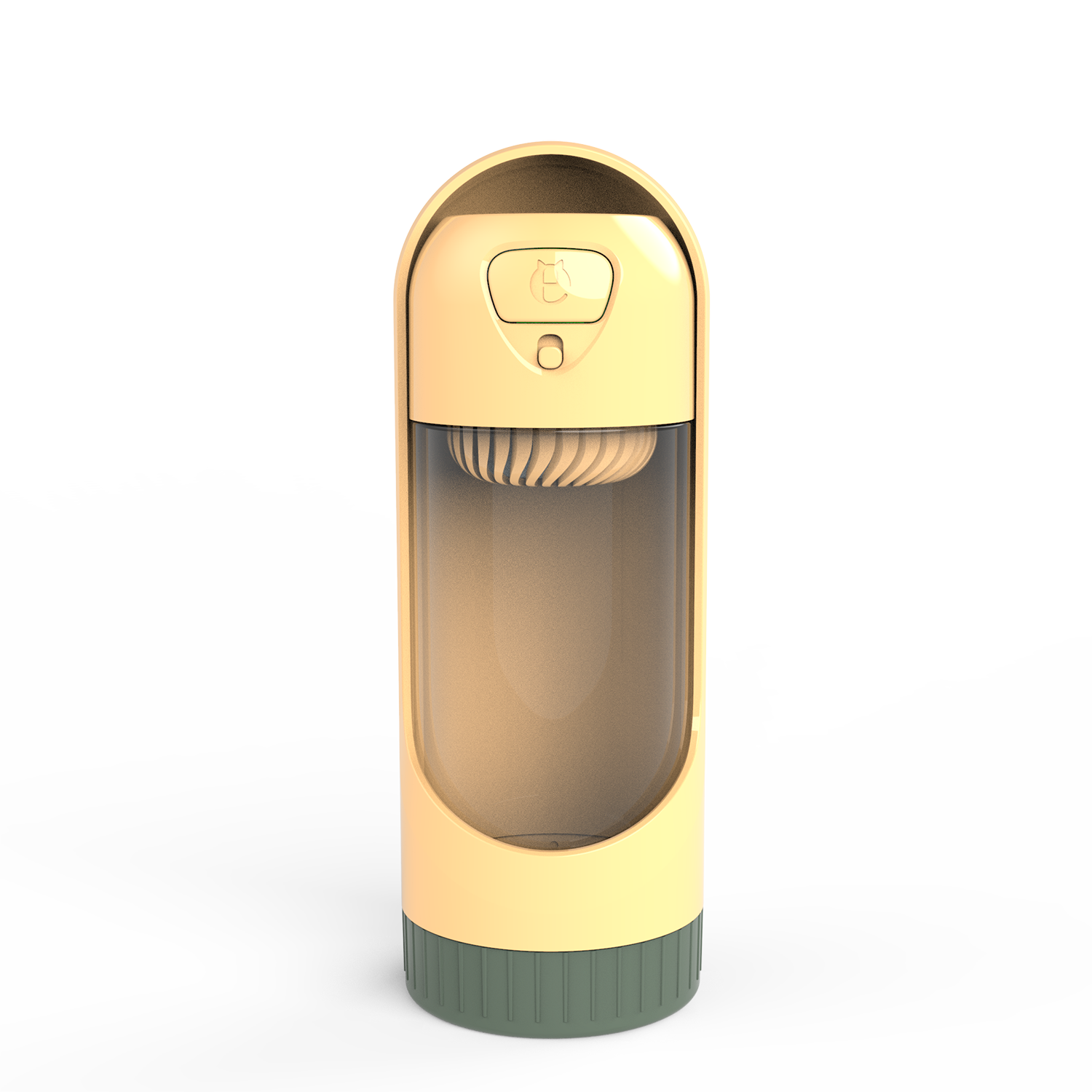 food-grade travel pet water bottle feeder with activated carbon filter pet plastic bottle