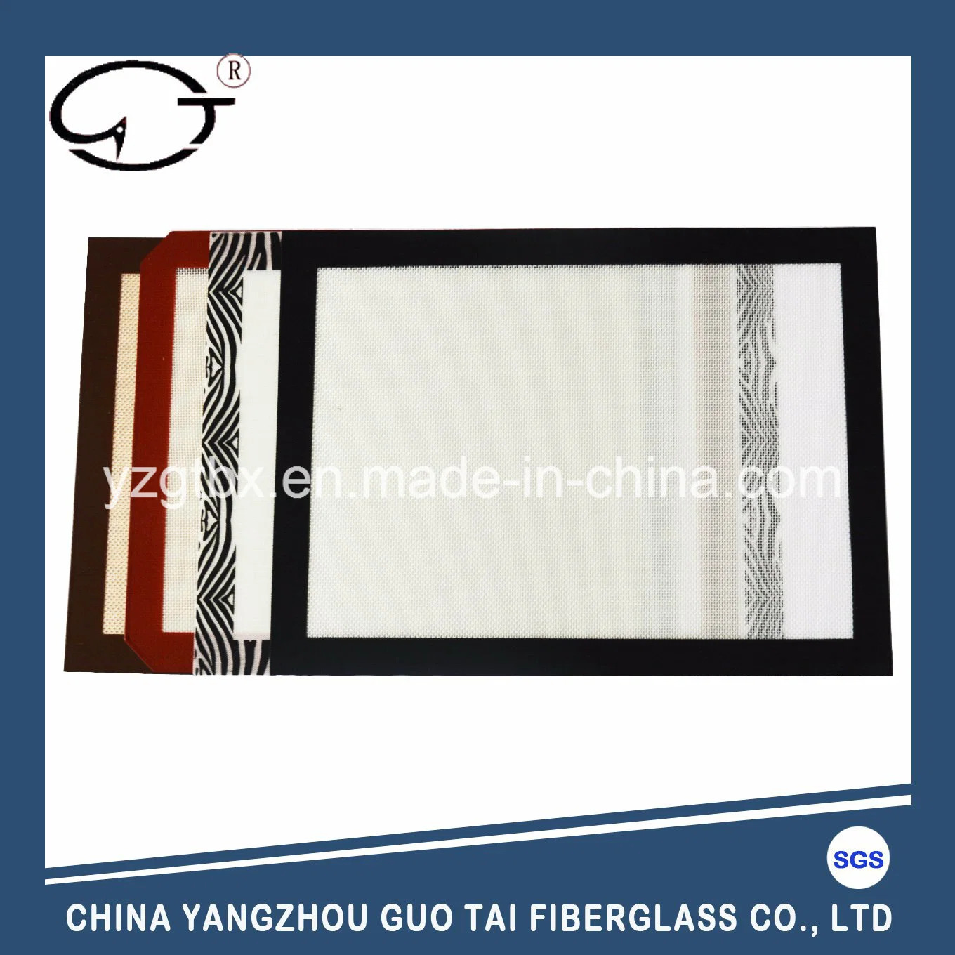 1/4 Size Custom Silicone Anti-Slip Baking Mat