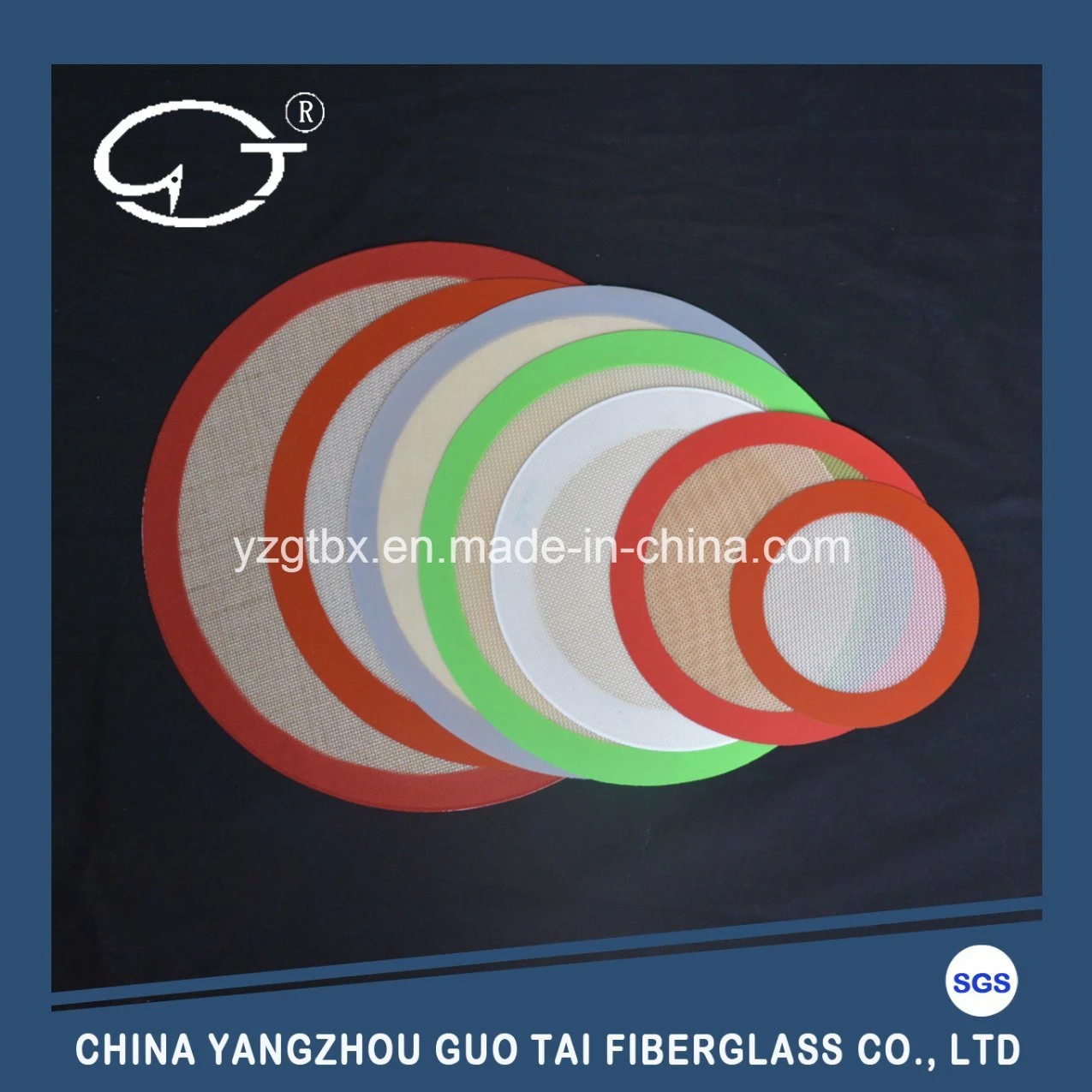 Hot Sale 12′′ Inch Round Silicone Baking Mat/Sheet