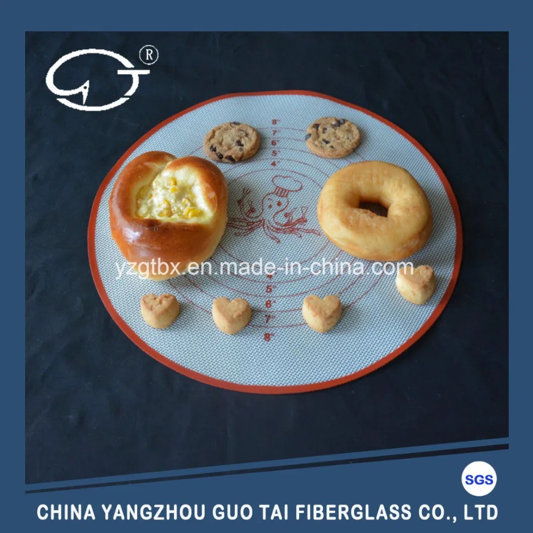 Hot Sale 12&prime;&prime; Inch Round Silicone Baking Mat/Sheet